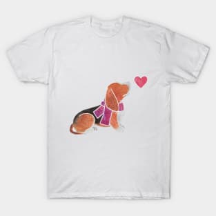 Watercolour Basset Hound T-Shirt